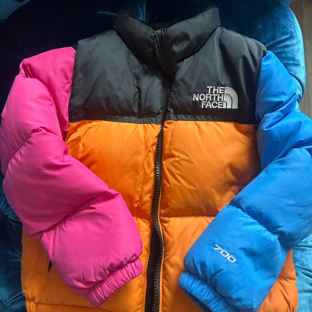 The North Face Tri-Color Puffer Jacket